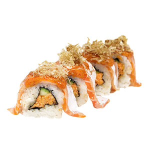 SPICY DOUBLE SALMON BELLY ROLL